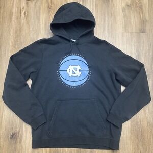 Nike Mens MEDIUM Air Jordan UNC North Carolina‎ Black & Blue Basketball Hoodie M